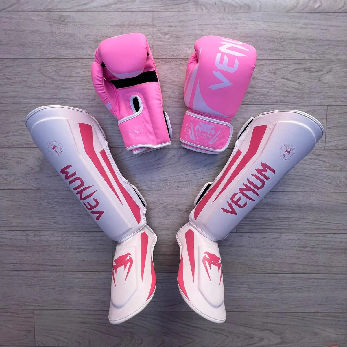 🥊 Pack Boxe Femme – Gants + Protège-Tibias