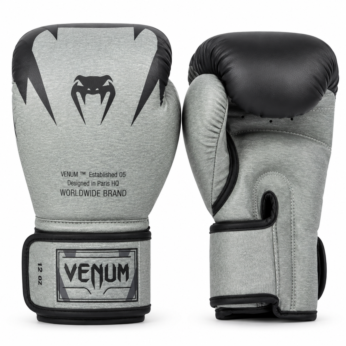 Gants de Boxe Venum– Gris & Noir