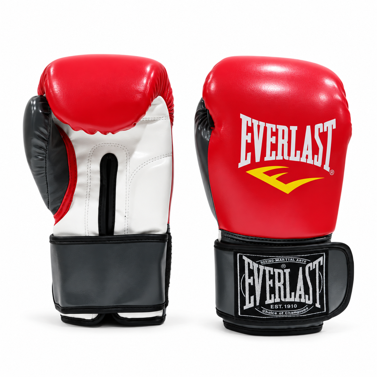 Gants de Boxe Everlast – Rouge, Blanc & Noir