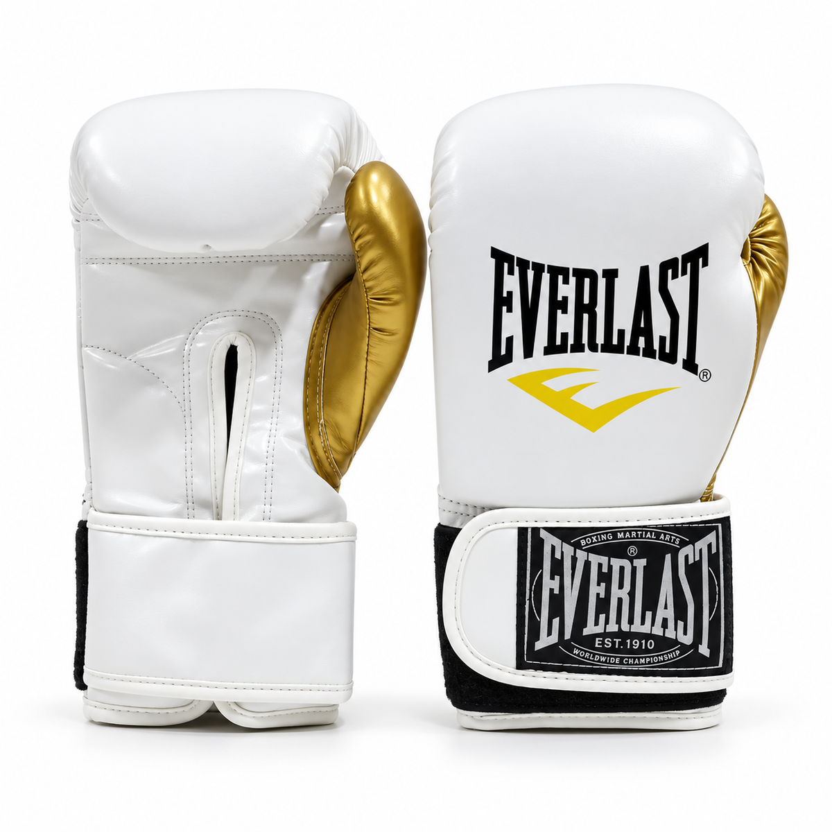 Gants de Boxe Everlast – Blanc & Or