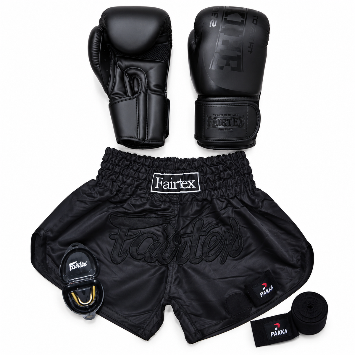 Pack kick Boxing Full Black