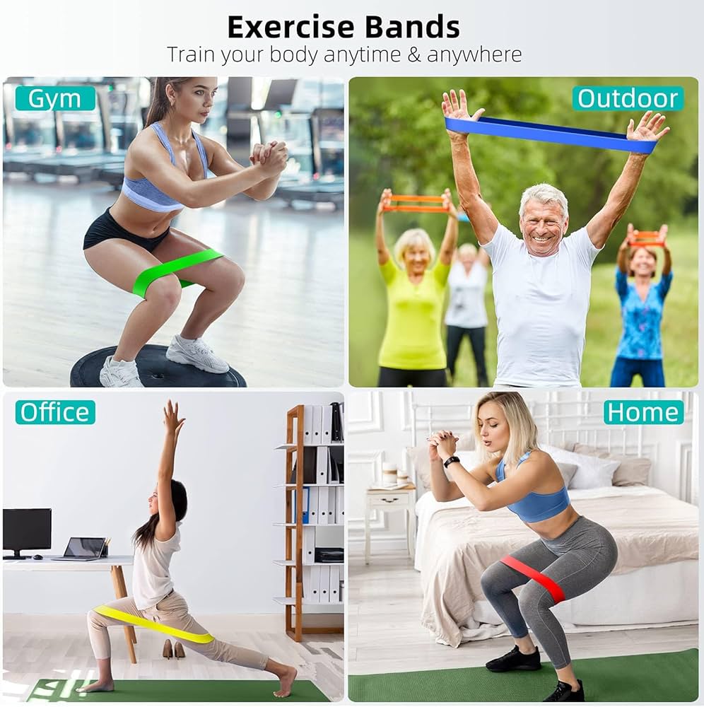 Resistance Bands 5 Niveaux – تمرين كامل فدارك 💪