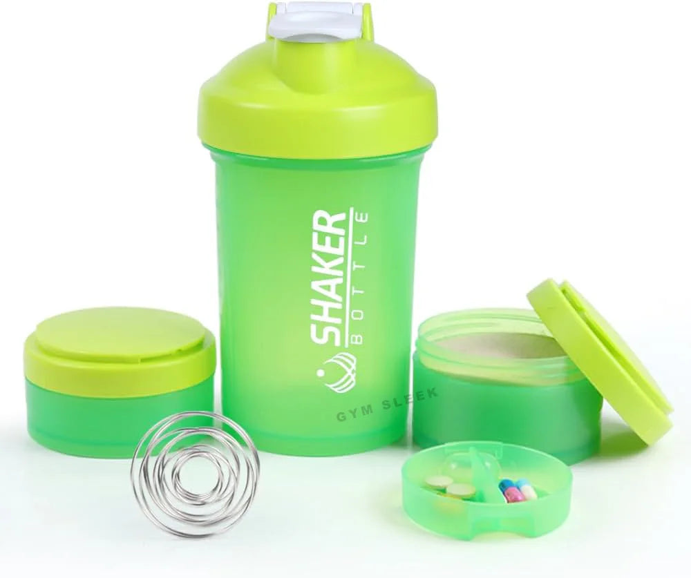 Shaker Gym Pro 700ML – متعدد الطبقات للحليب والبروتين والمكملات
