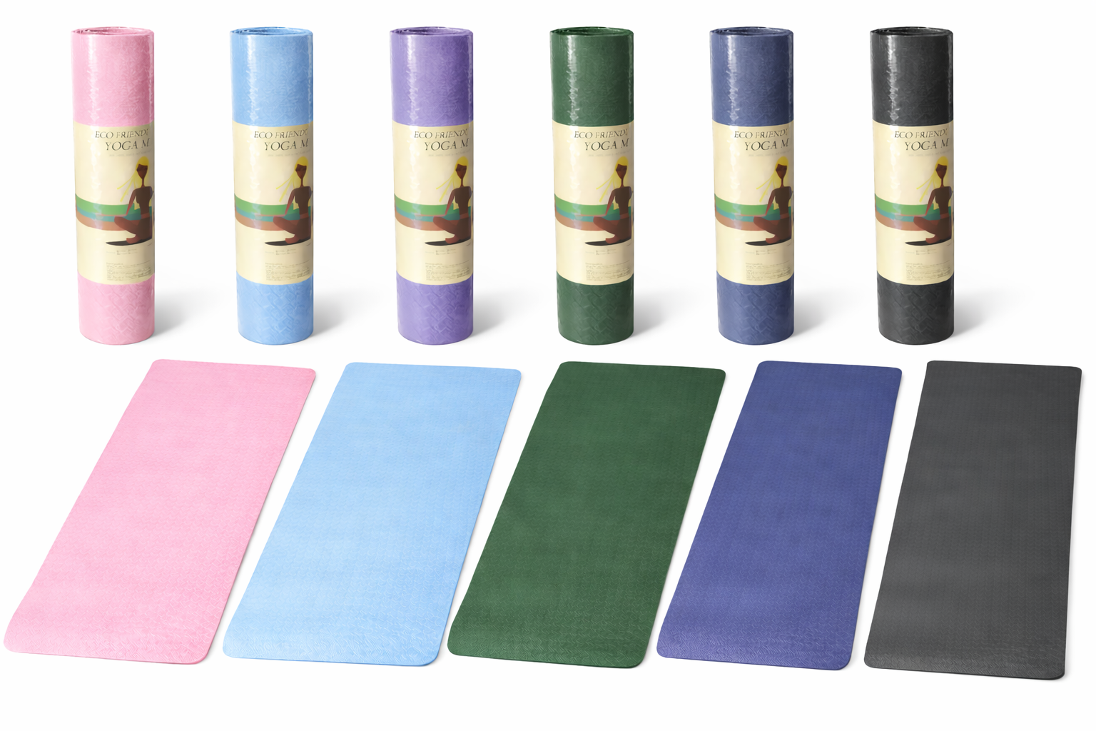 Yoga & Fitness Mat – Tapis de Sport مريح وعملي للرياضة ولليوغا