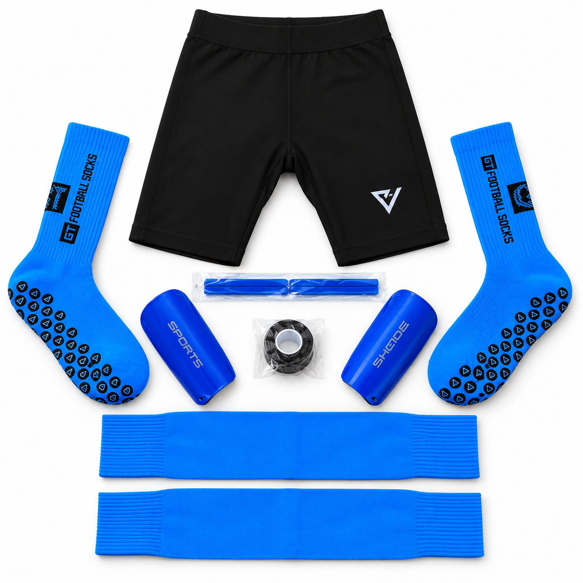 Pack Football Performance Complet – Short, Grip Socks & Protège-Tibias