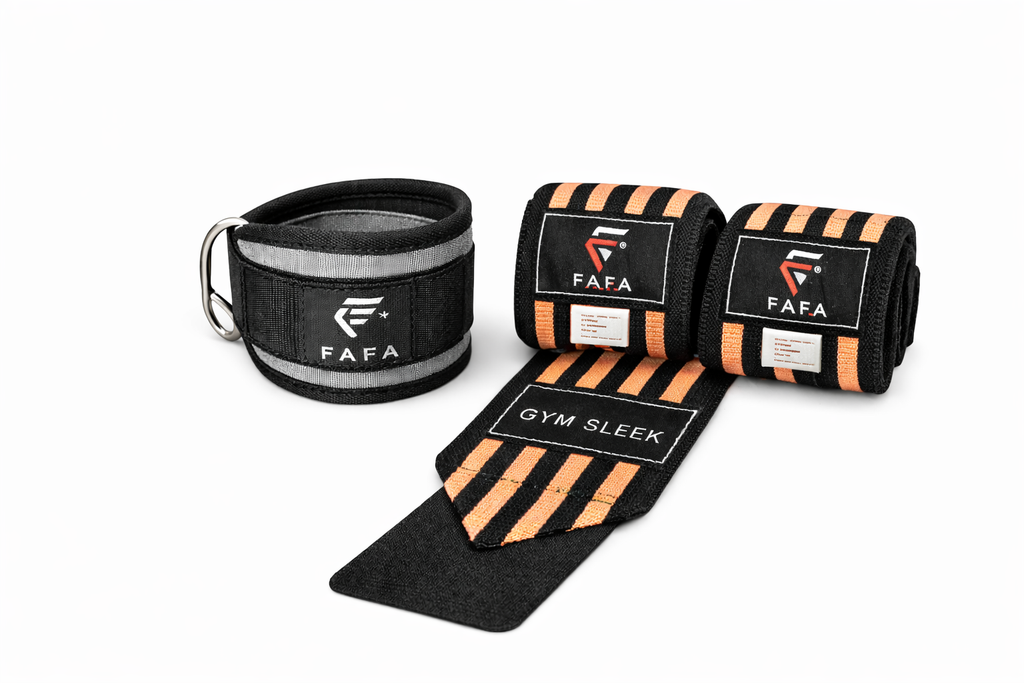 Pack Gym Pro – Sangles de Cheville + Wrist Wraps FAFA