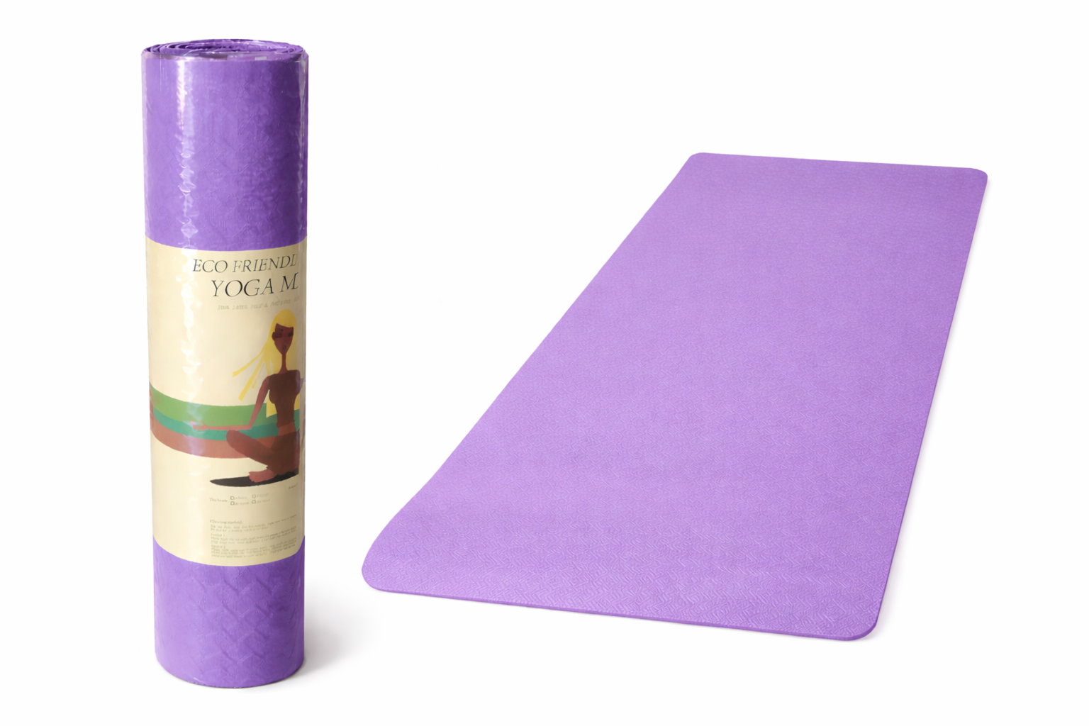 Yoga & Fitness Mat – Tapis de Sport مريح وعملي للرياضة ولليوغا