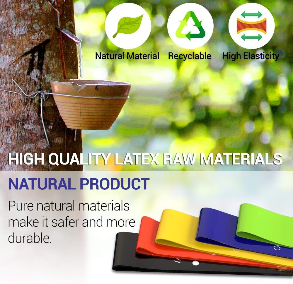 Pack 5 bandes de résistance بمستويات مختلفة