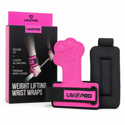 LIVEPRO Wrist Wraps Femme – Protection Poignet Musculation
