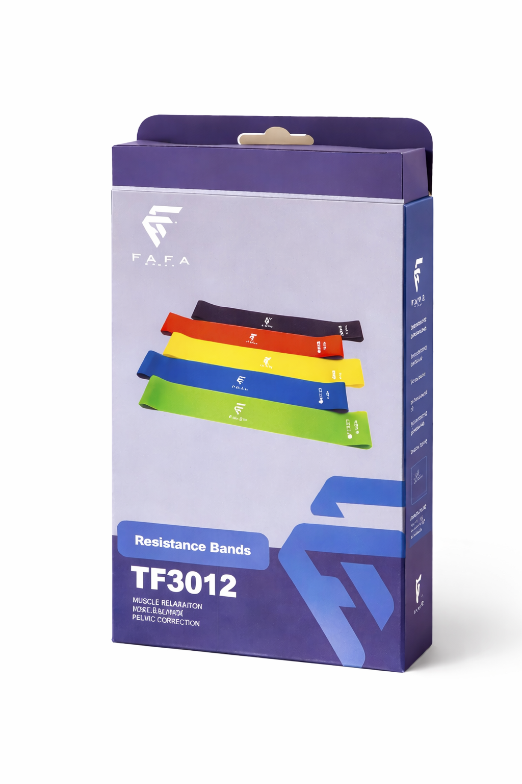 Pack 5 bandes de résistance بمستويات مختلفة