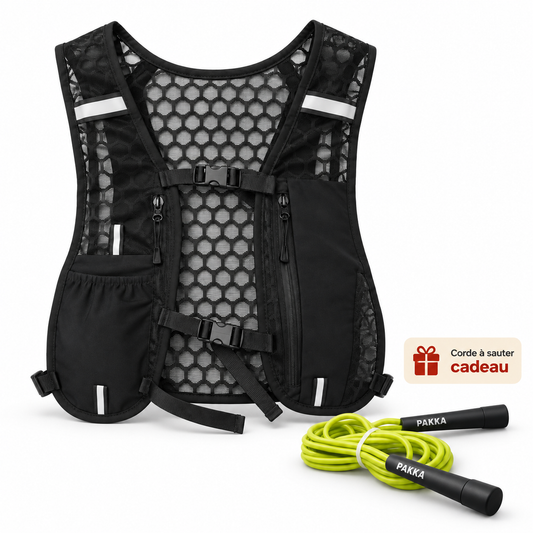 Gilet de Running Respirant + Corde à Sauter Offerte 🎁