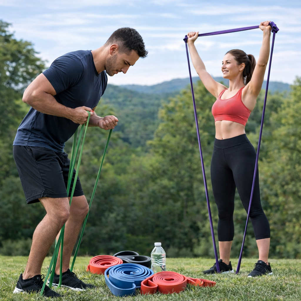 SUPER BANDS – Resistance Fitness Bands (X-Light to X-Heavy)