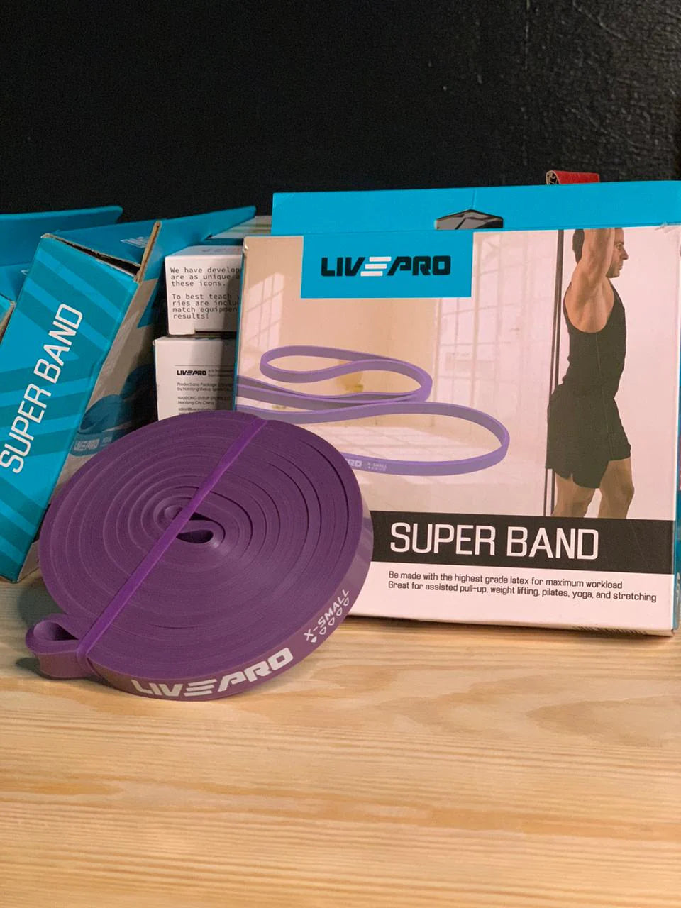SUPER BANDS – Resistance Fitness Bands (X-Light to X-Heavy)