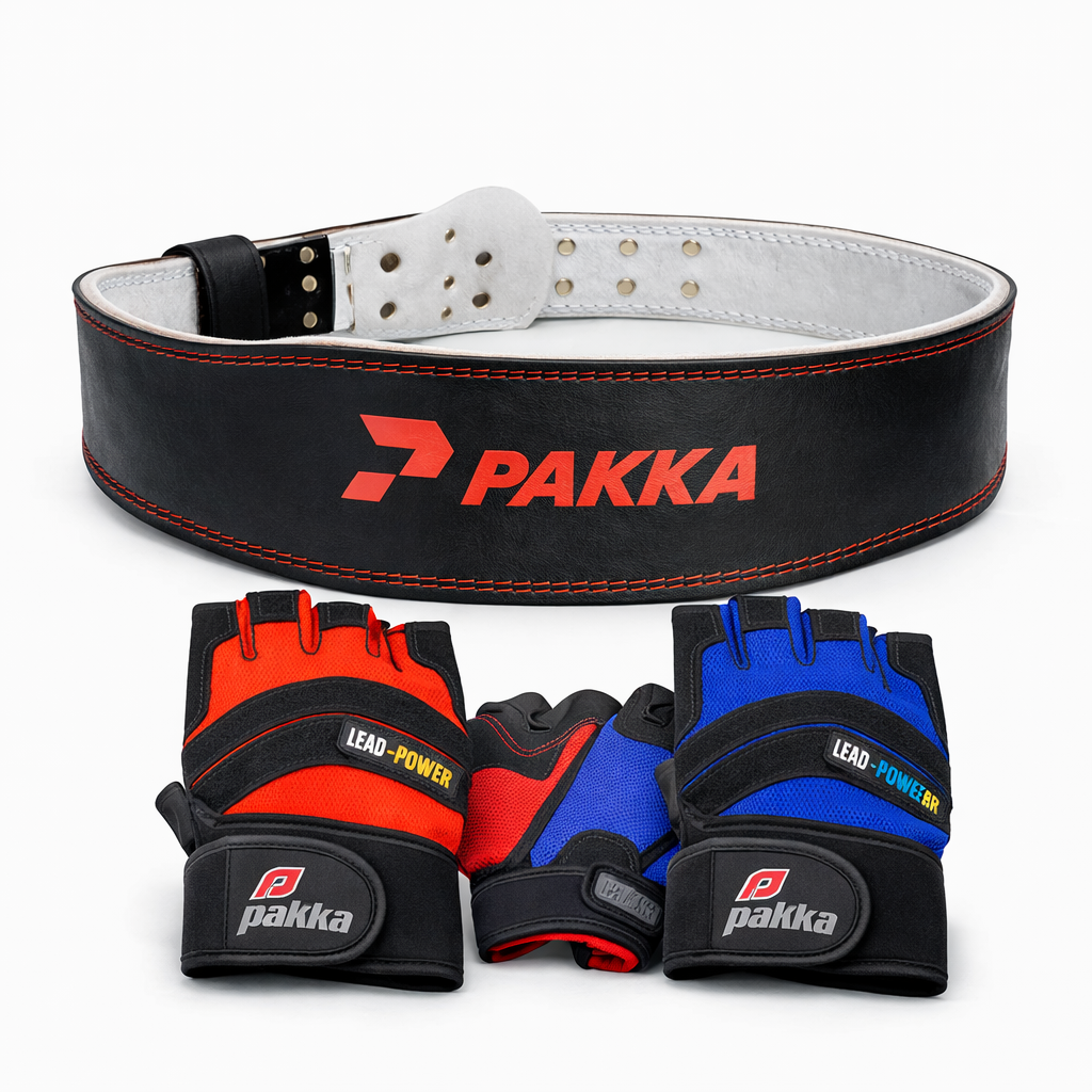 Pack Force Pro – Ceinture + Gants de Musculation