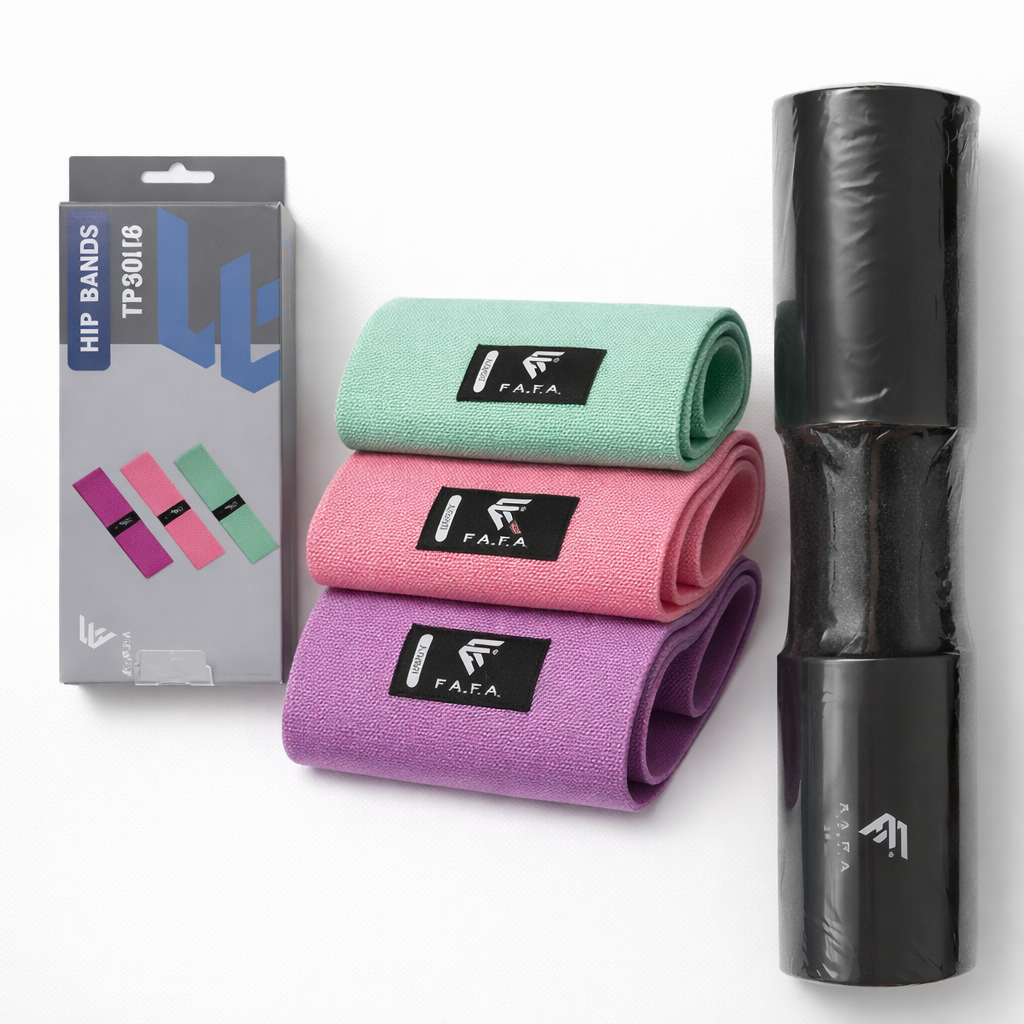 Pack Training Pro – Mini Bands + Barbell Pad