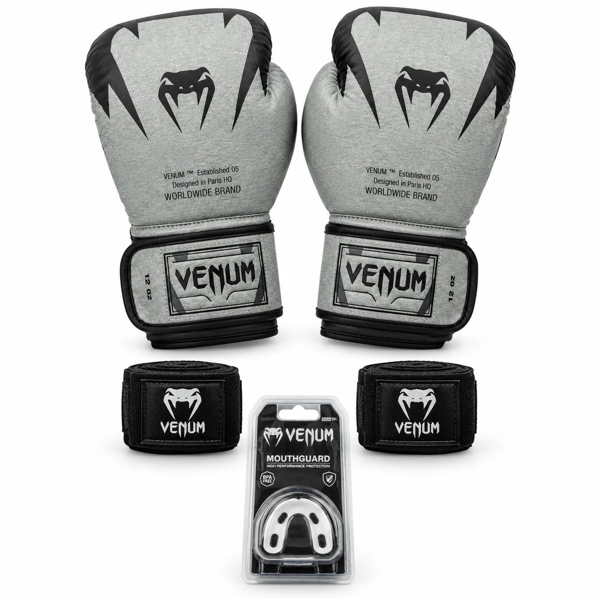 Pack Boxe Venum Full Black