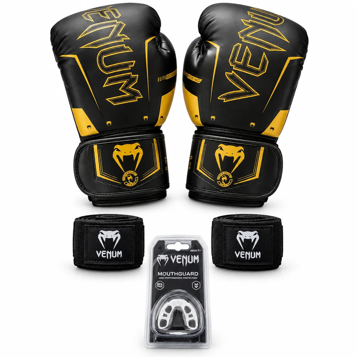 Pack Boxe Venum Full Black