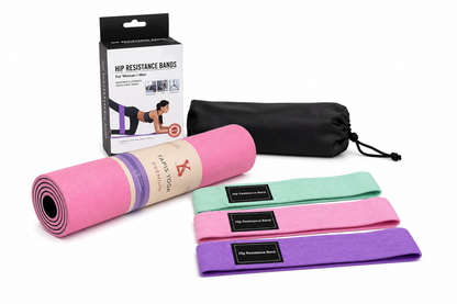 Pack Fit & Yoga — Tapis Premium 6-8mm + 3 Bandes Résistance