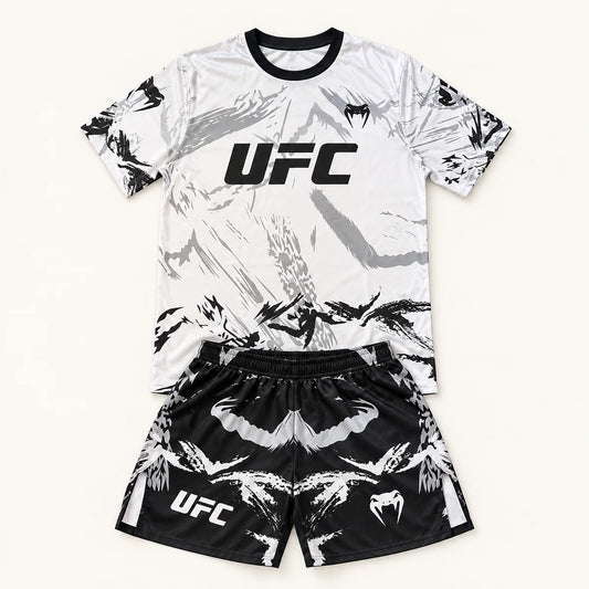 Ensemble MMA UFC Noir & Blanc