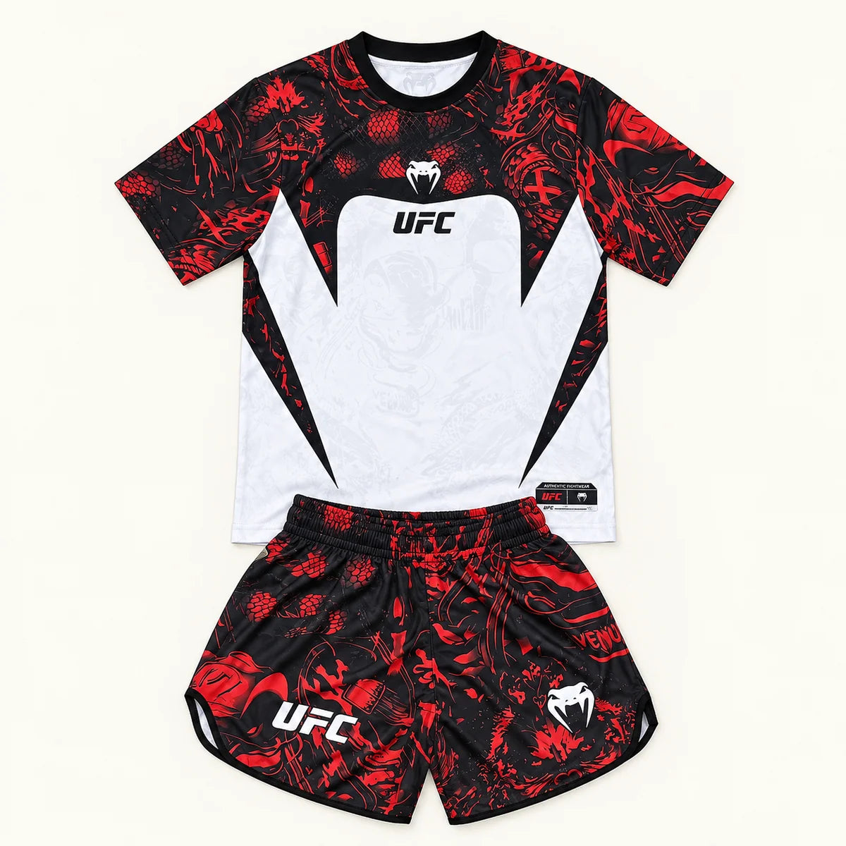 Ensemble UFC Venum Rouge & Noir