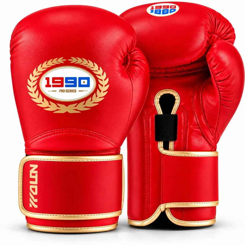 Gants de boxe 1990 Pro Series rouge
