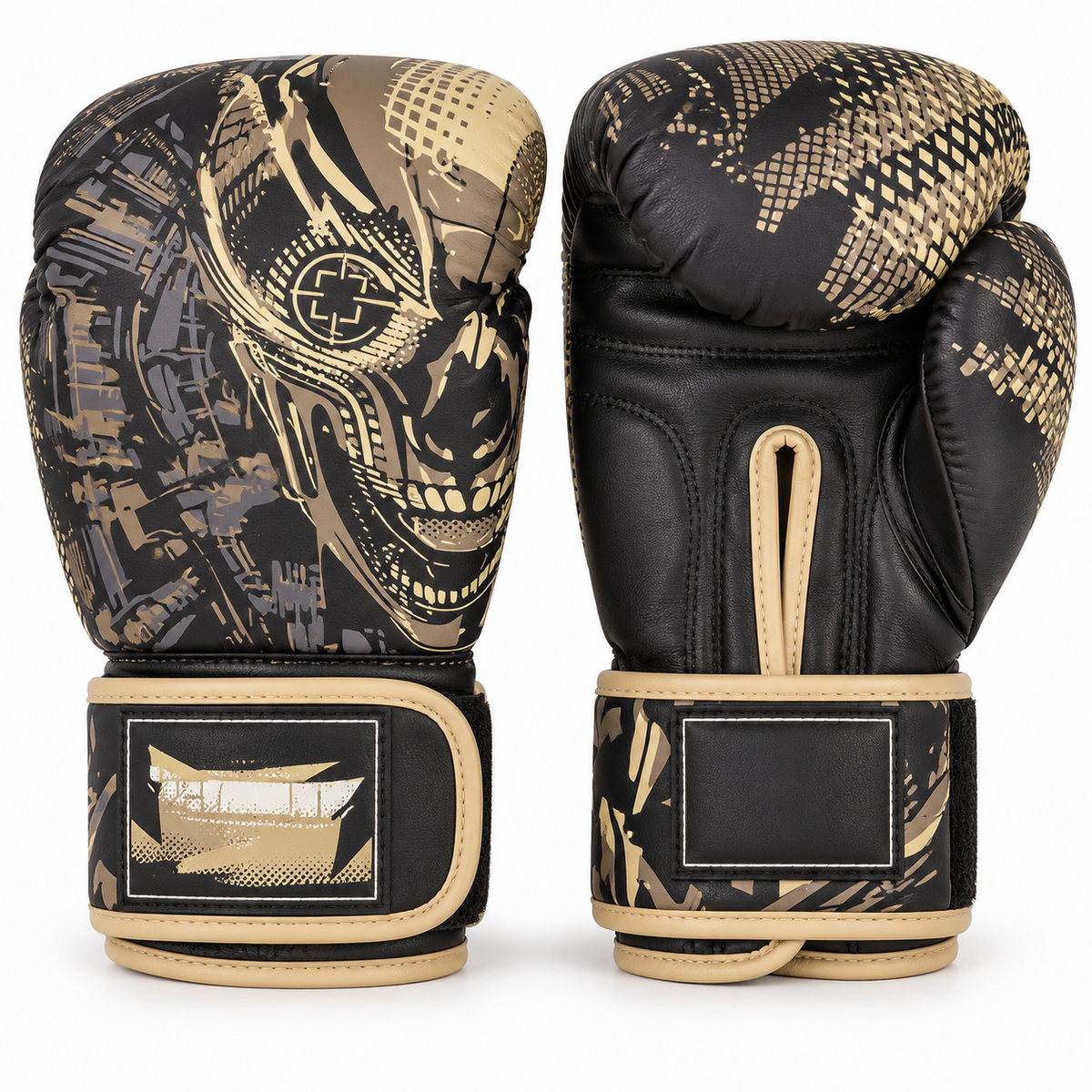 Gants Venum Skull Noir Or